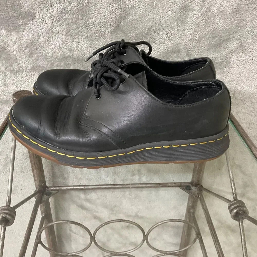 Dr. Martens Oxford Black Lace-Up Shoes men’s Size 6 women’s 7 Cavendish